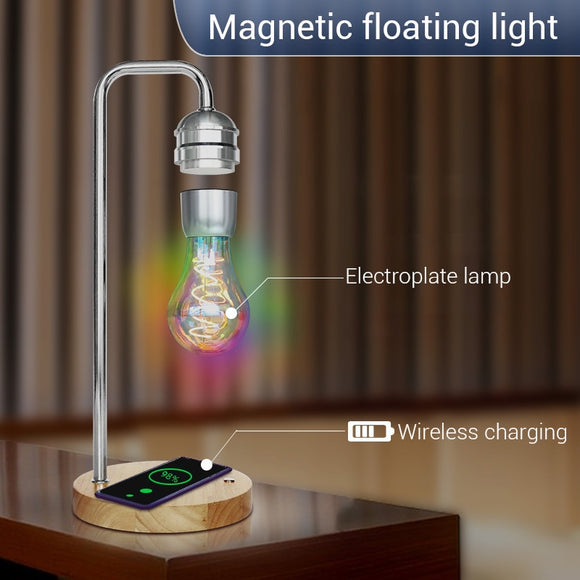 Levitating Lamp with Wireless Charger for Phone